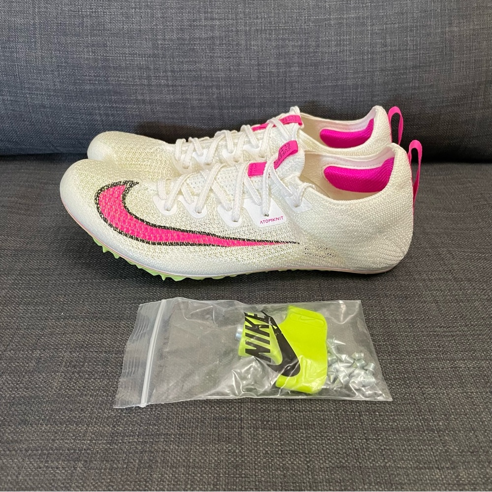 Nike Zoom SuperFly Elite 2 Sail Pink Track Spikes Men CD4382-101